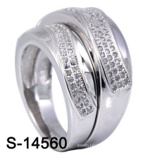 925 moda jóias de prata anéis de casais (s-14560)